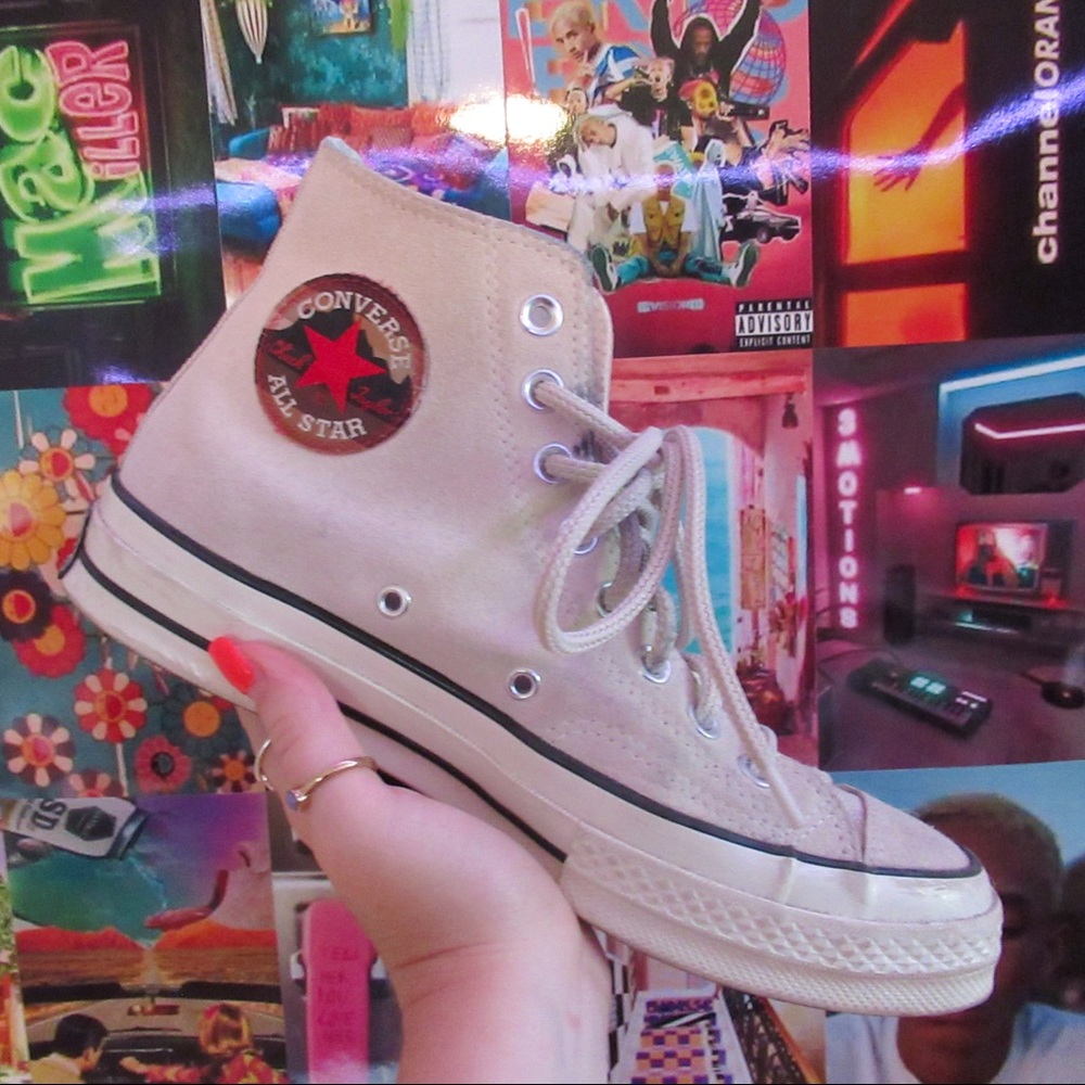 CONVERSE HIGH TOP WHITE SNEAKERS 👟